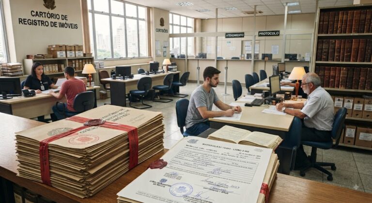 diferença entre escritura e registro