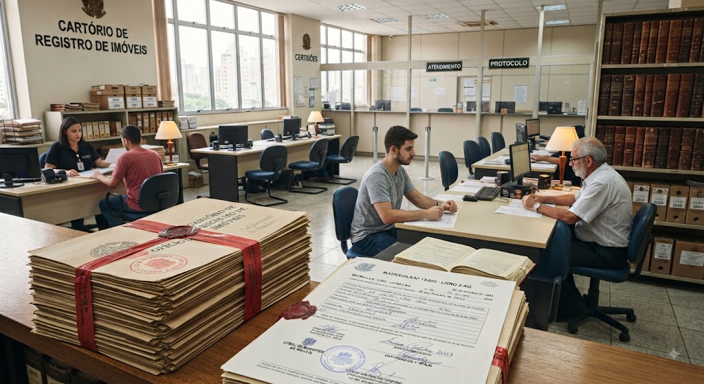 diferença entre escritura e registro